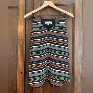 LOFT Multicolor Striped Tank Top